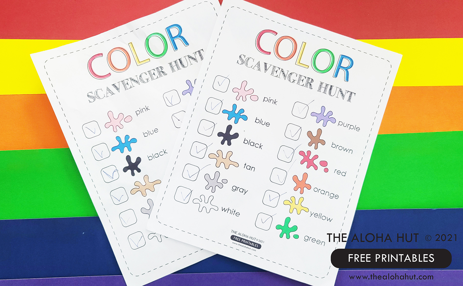 FREE Printable Color Scavenger Hunt