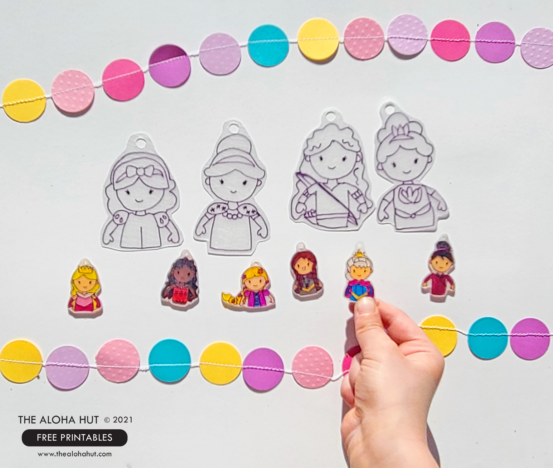 Disney Princess Party shrinky dink charms 4