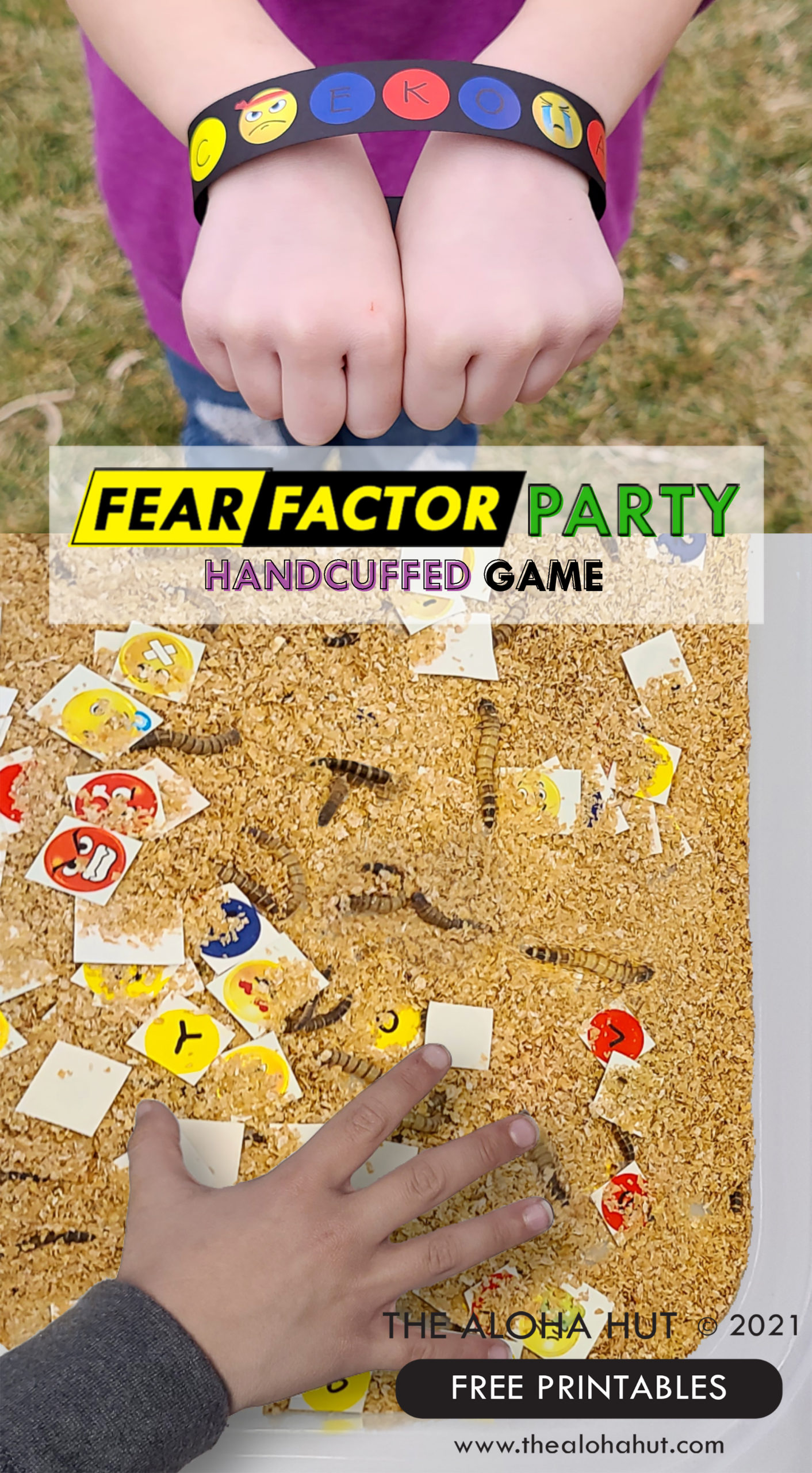 Fear Factor Party Handcuffed Game - The Aloha Hut