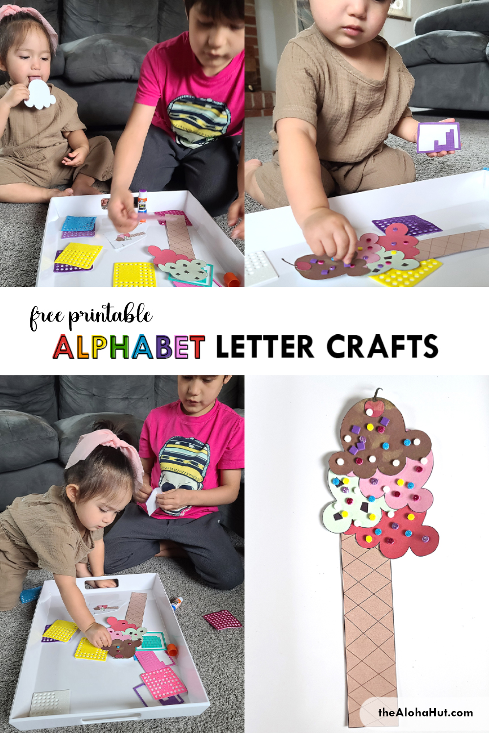 Alphabet Letter Craft - Letter I - free printable 6 by the Aloha Hut