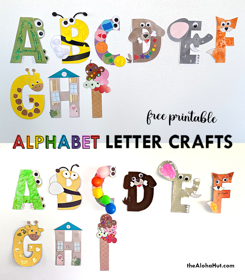 Alphabet Letter Craft - Letter I - free printable by the Aloha Hut