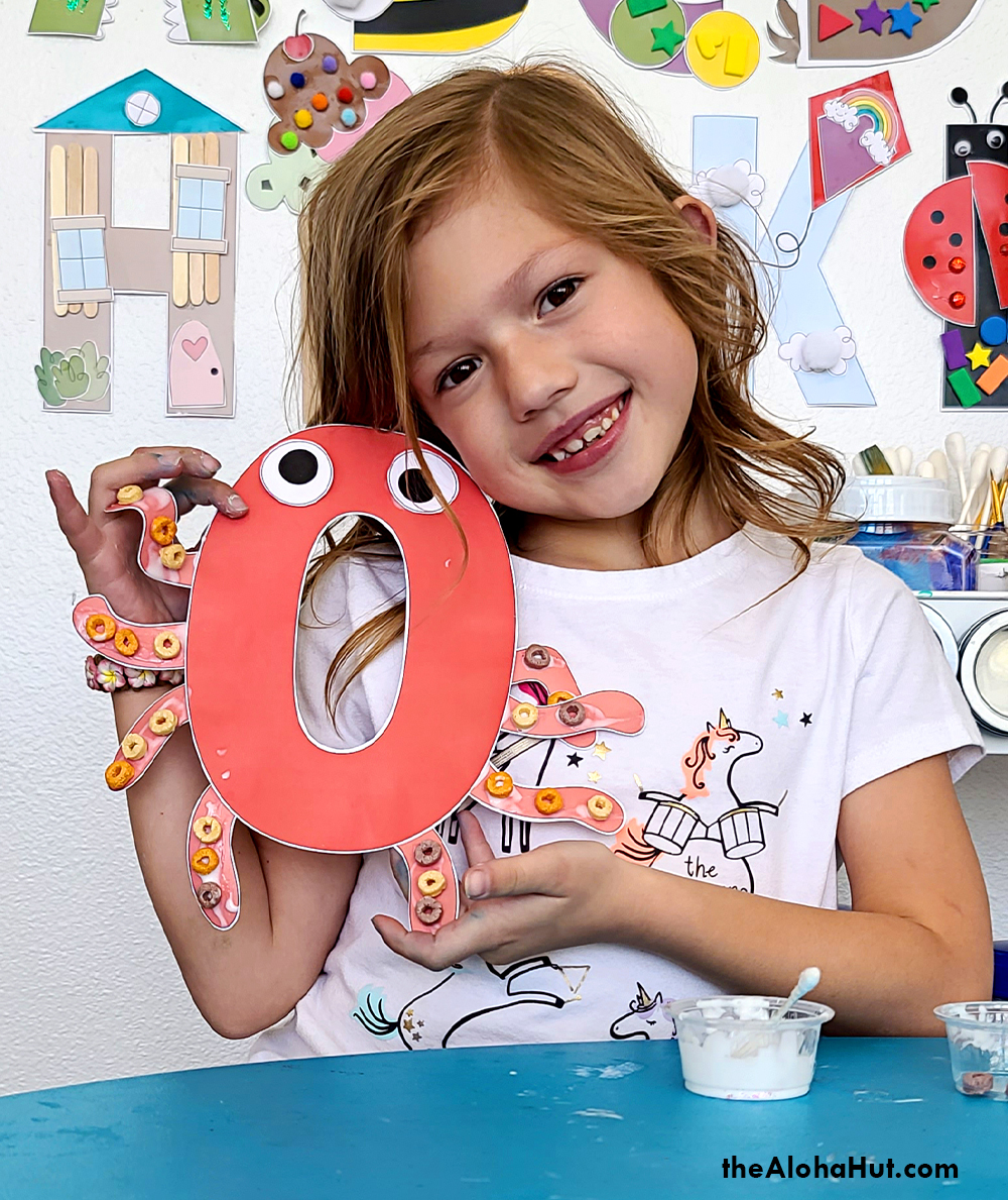Alphabet Letter Crafts - Letters O - free printables 4 by the Aloha Hut