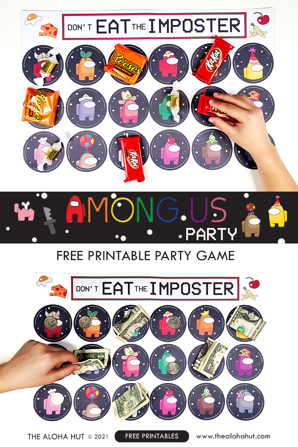 the best among us party games to decor 10 free printables the aloha hut