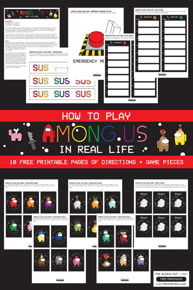 How To Play AMONG US In Real Life 20 Easy Task Ideas The Aloha Hut