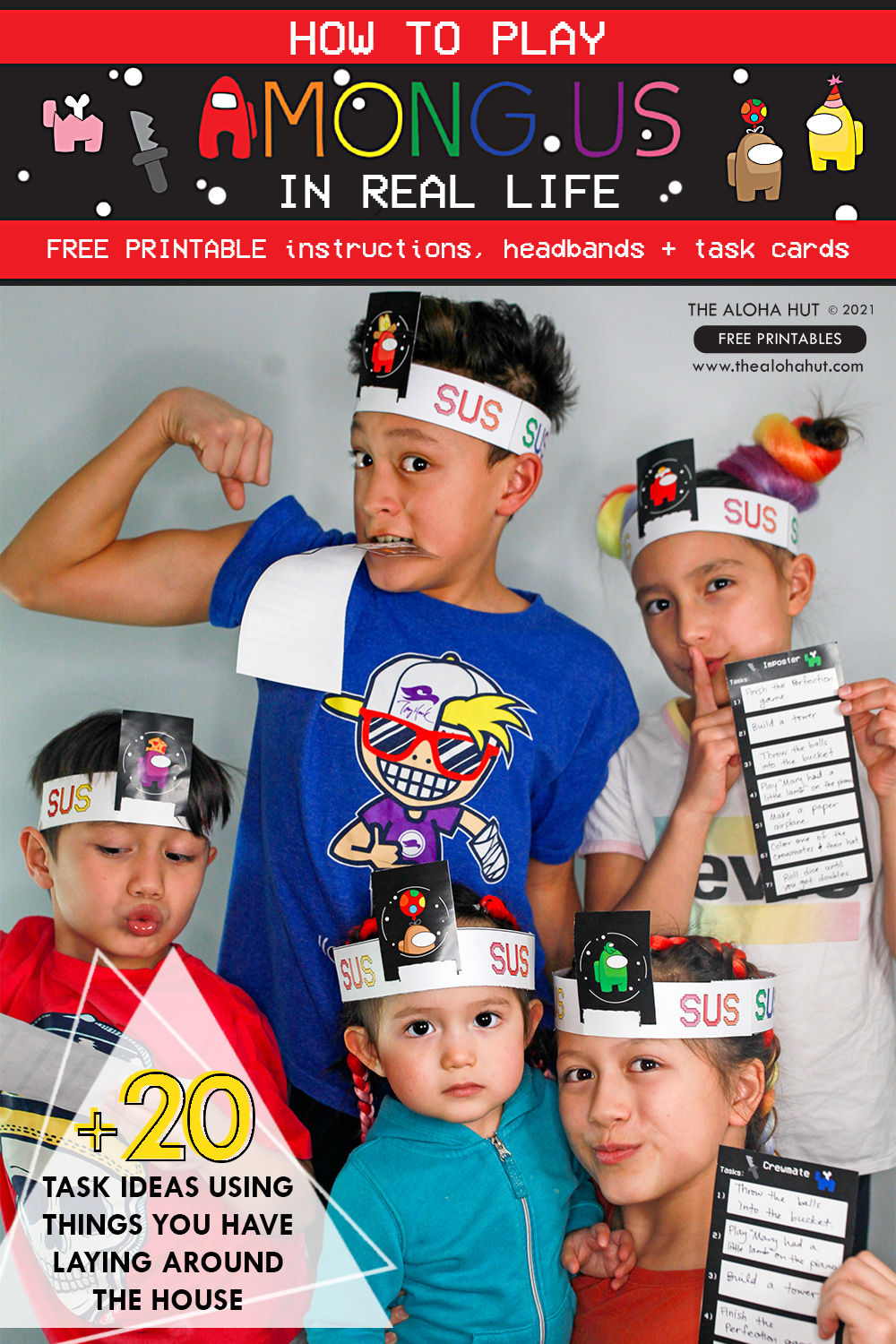 the best among us party games to decor 10 free printables the aloha hut