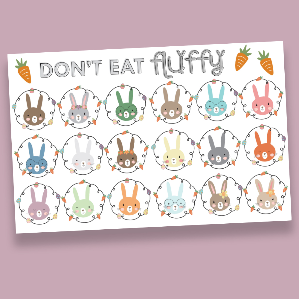 free printable don't eat fluffy easter game by the aloha hut