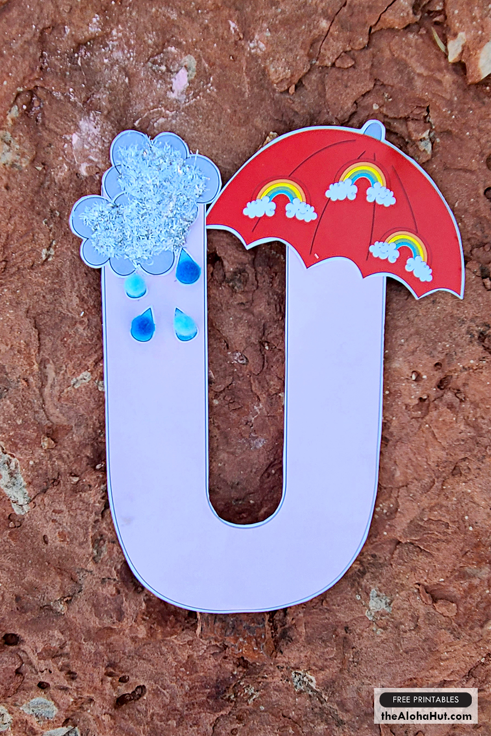 Alphabet Letter Crafts - Letter U - free printables 2 by the Aloha Hut