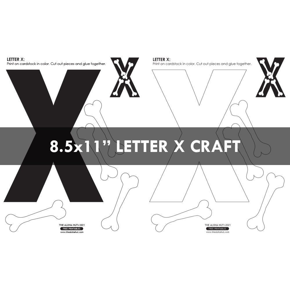 Free Printable Alphabet Letter Crafts 12 by the Aloha Hut