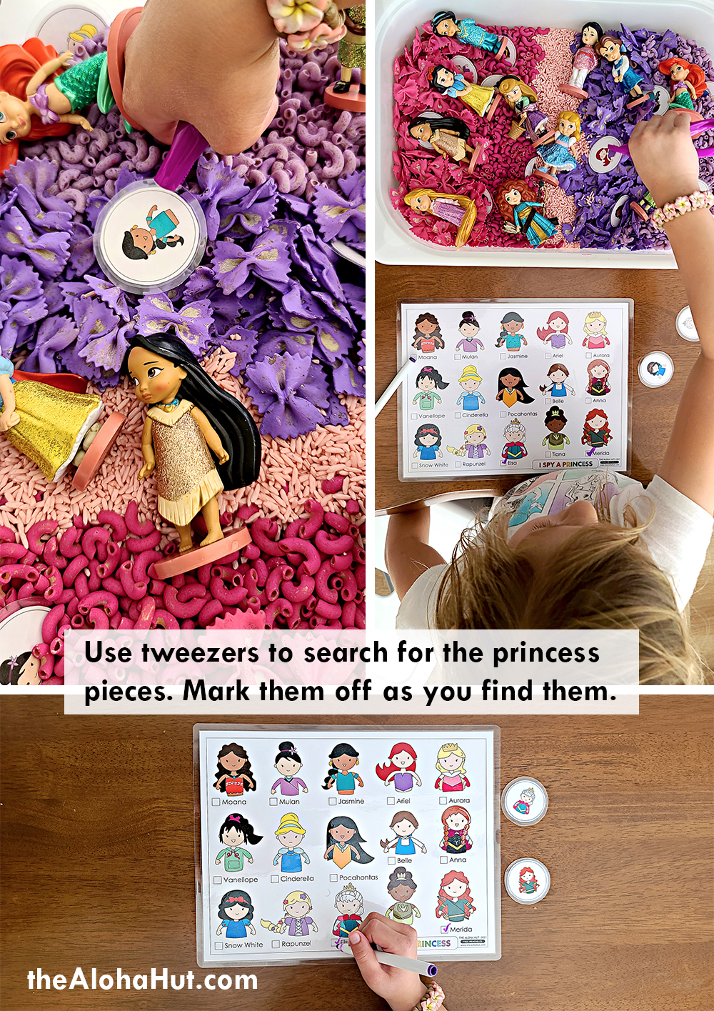 I Spy a Princess game by the Aloha Hut