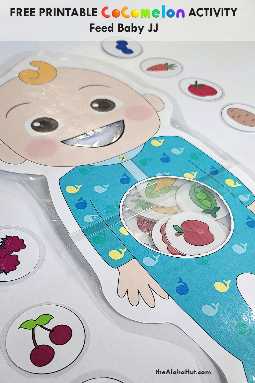 free printable cocomelon activity feed baby jj fruits vegetables the aloha hut