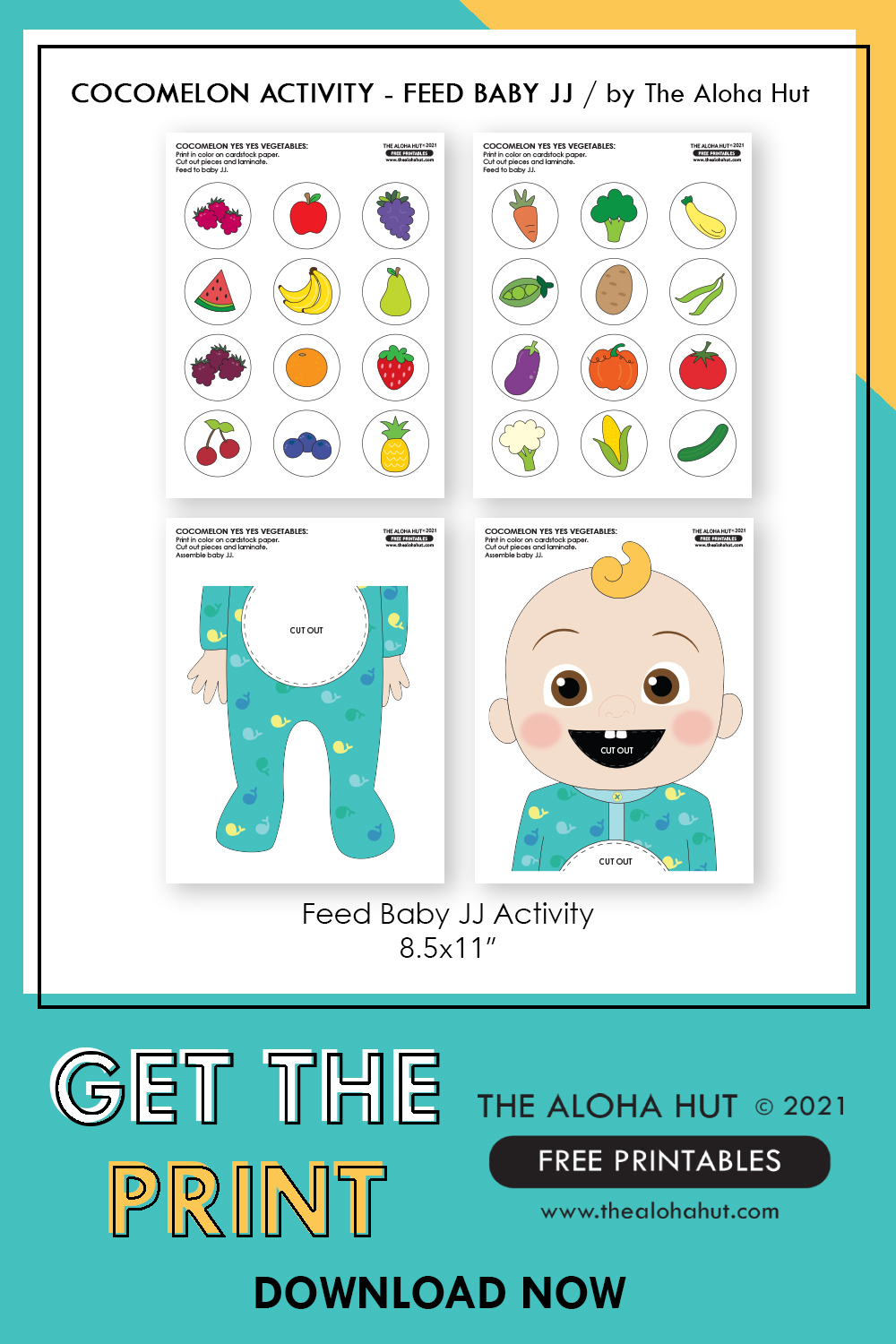 free printable cocomelon activity feed baby jj fruits vegetables the aloha hut