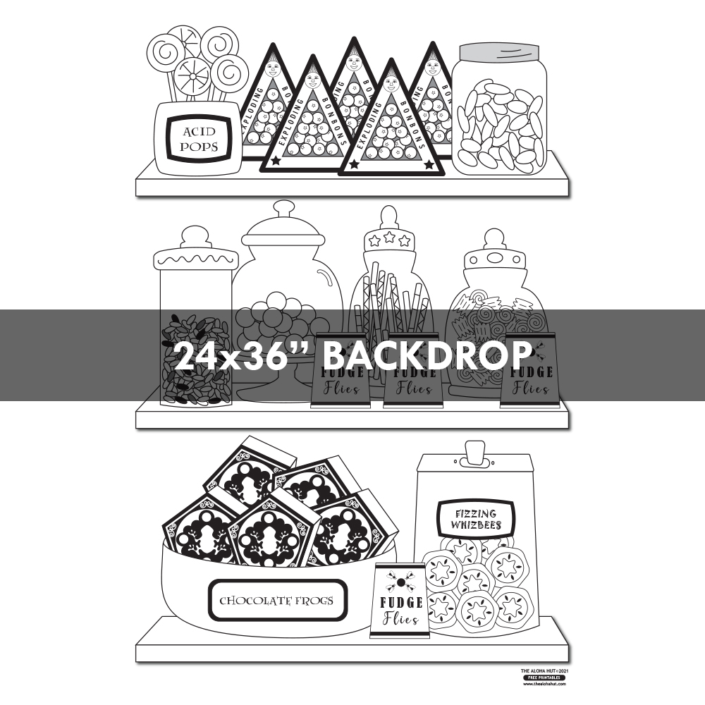 harry potter party honeydukes free printables 16 by the Aloha Hut