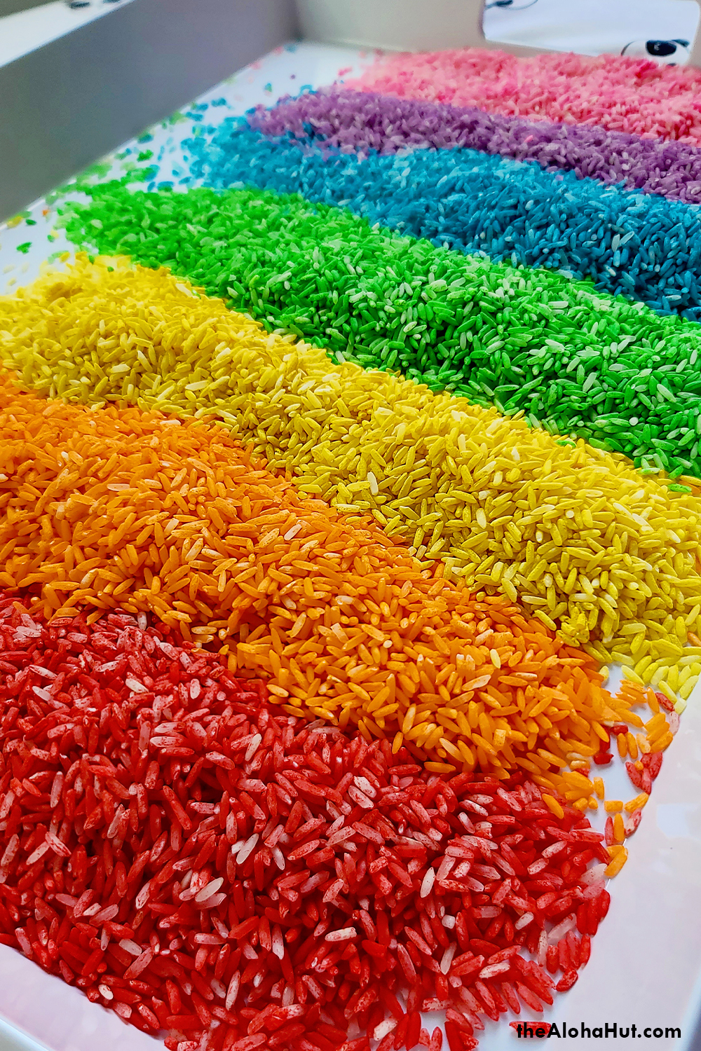 how to make rainbow rice 3 by the Aloha Hut
