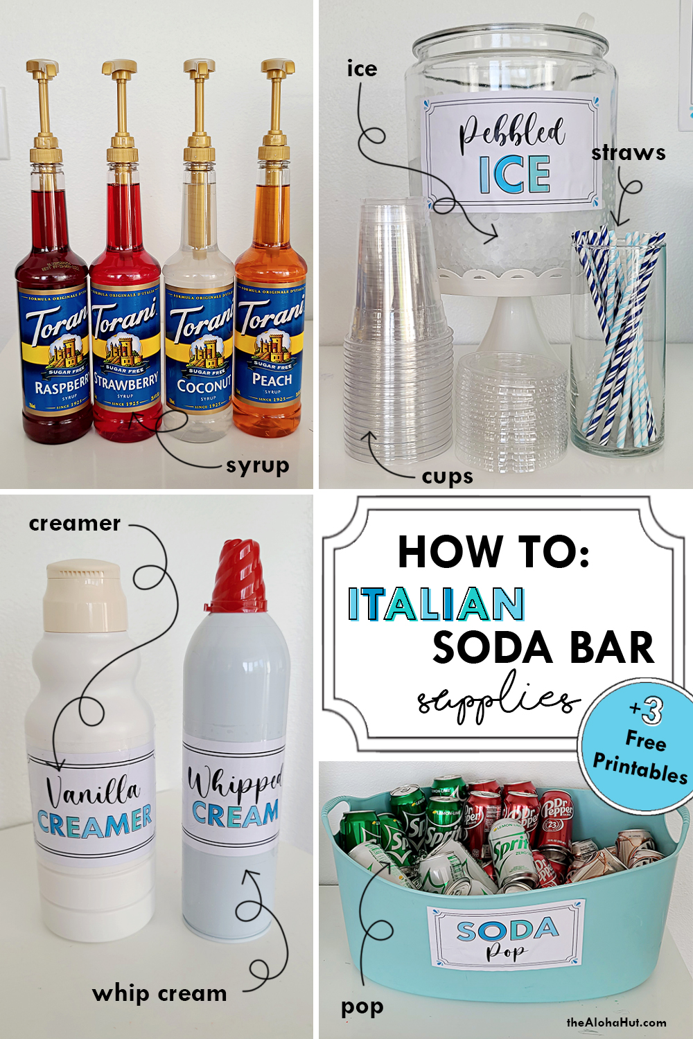 how to make an italian soda bar