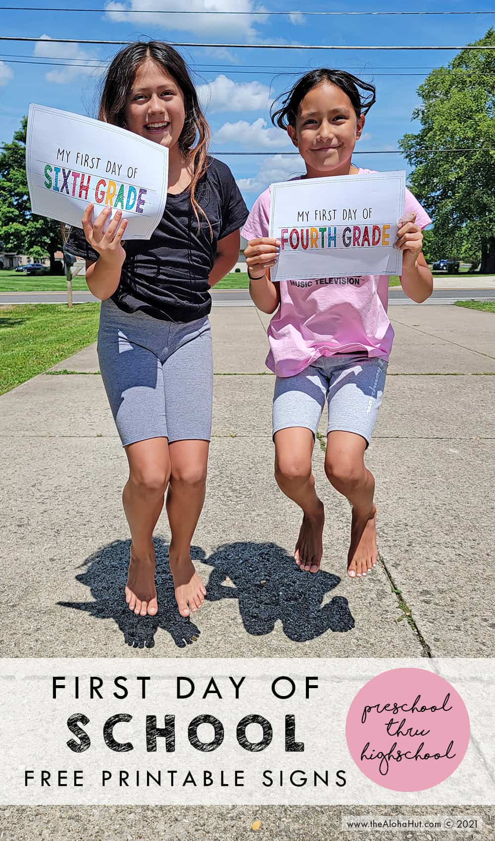 first day of school signs