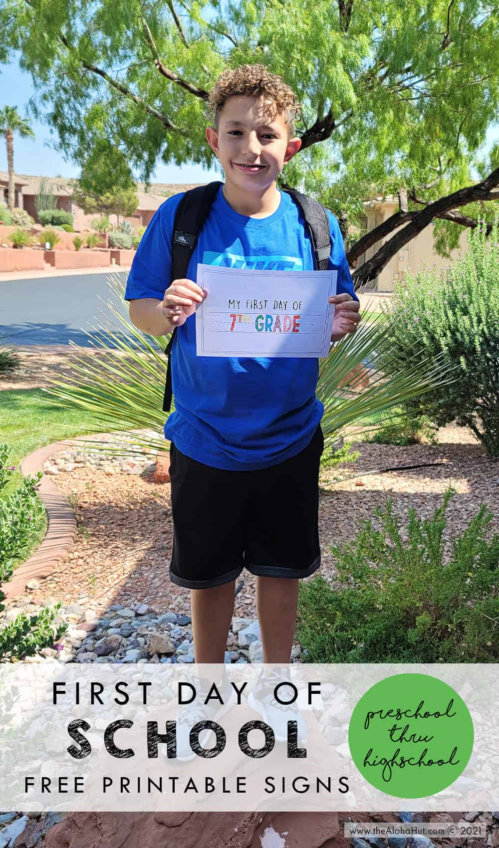 first day of school signs