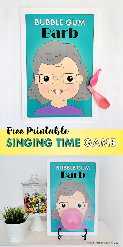 singing time game - Bubble Gum Barb Benji