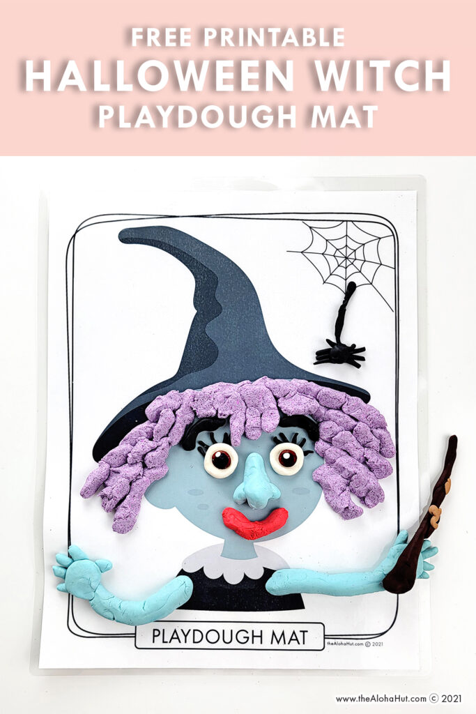 6 Free Halloween Playdough Mats - Guided Play