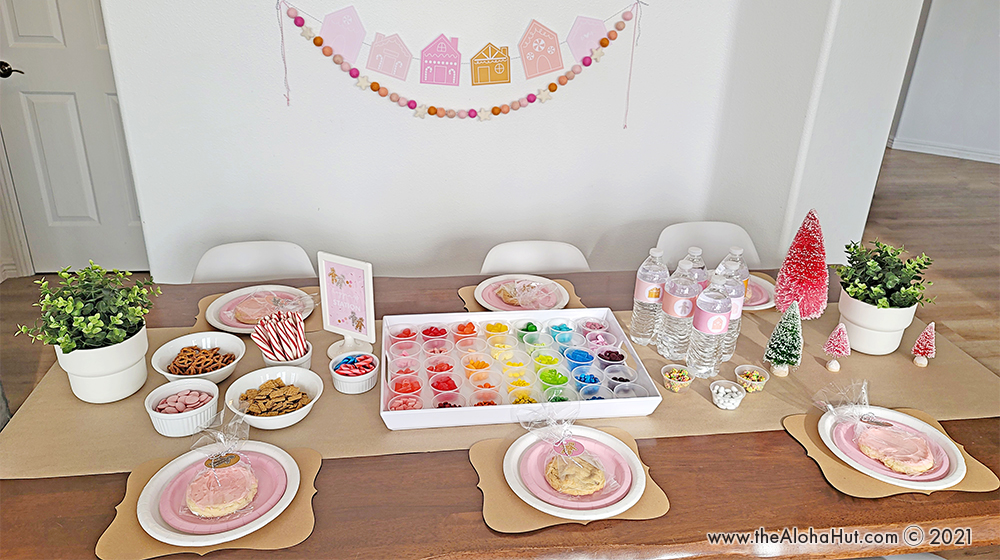 Gingerbread Christmas Party Printables