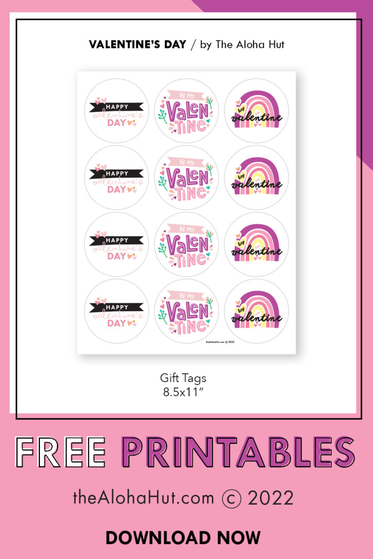 8 Simple Valentine's Day Gift Ideas for Kids &amp; Free Printable Gift Tags ...
