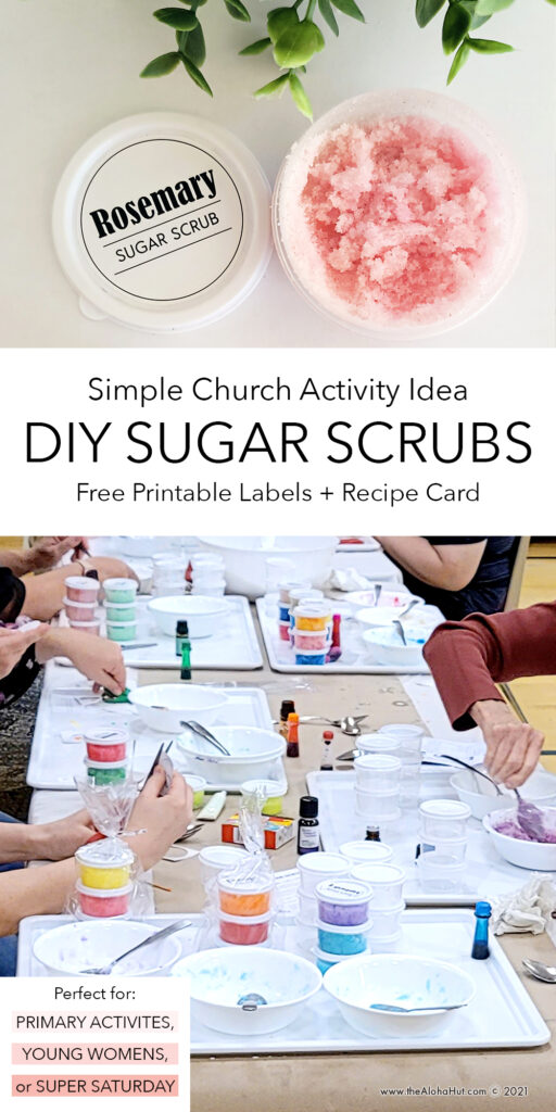 DIY Essential Oils Sugar Scrub