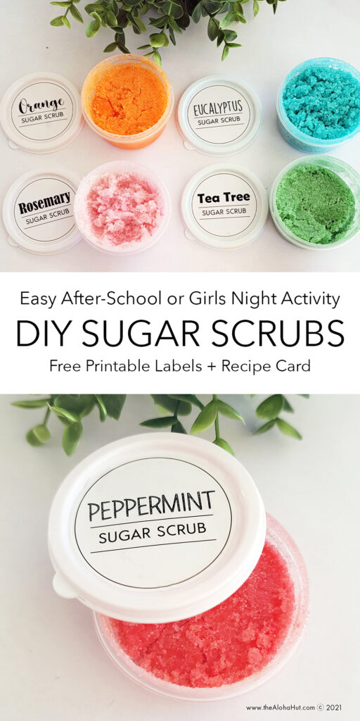 DIY Essential Oils Sugar Scrub