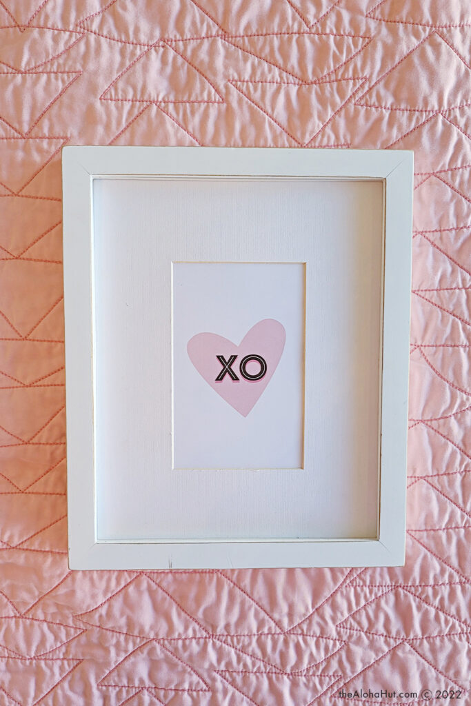 FREE Valentine’s Day Shelfie Decor - 4 Free Polynesian Inspired Prints
