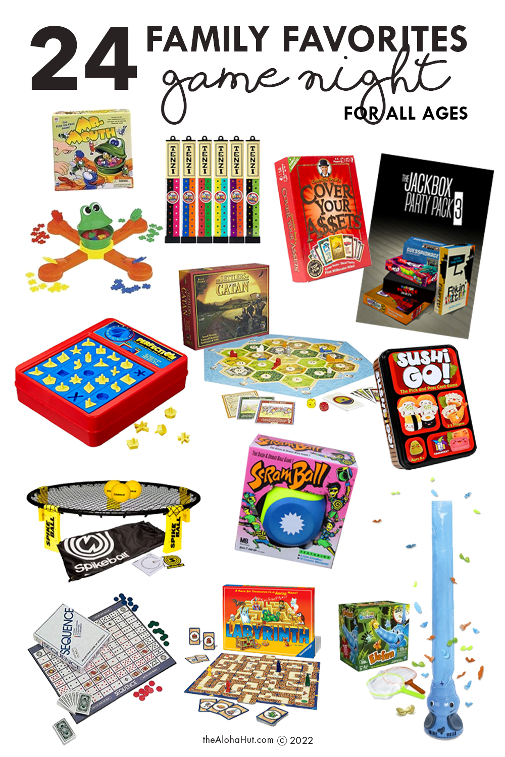 24 Family Favorites - Game Night for All Ages