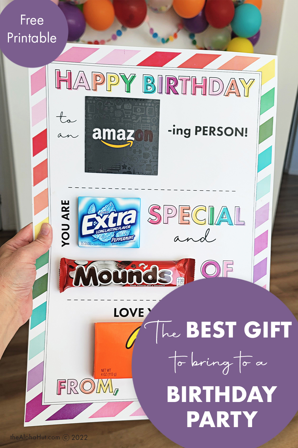 Birthday Candy Gram