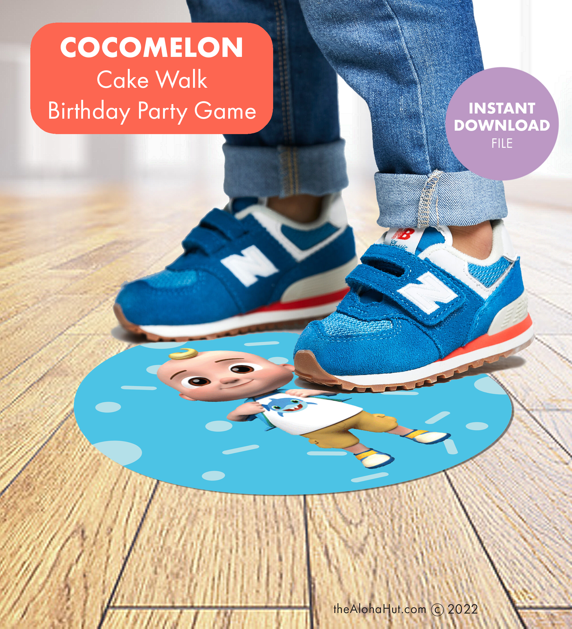 Cocomelon Birthday Party Cake Walk Game