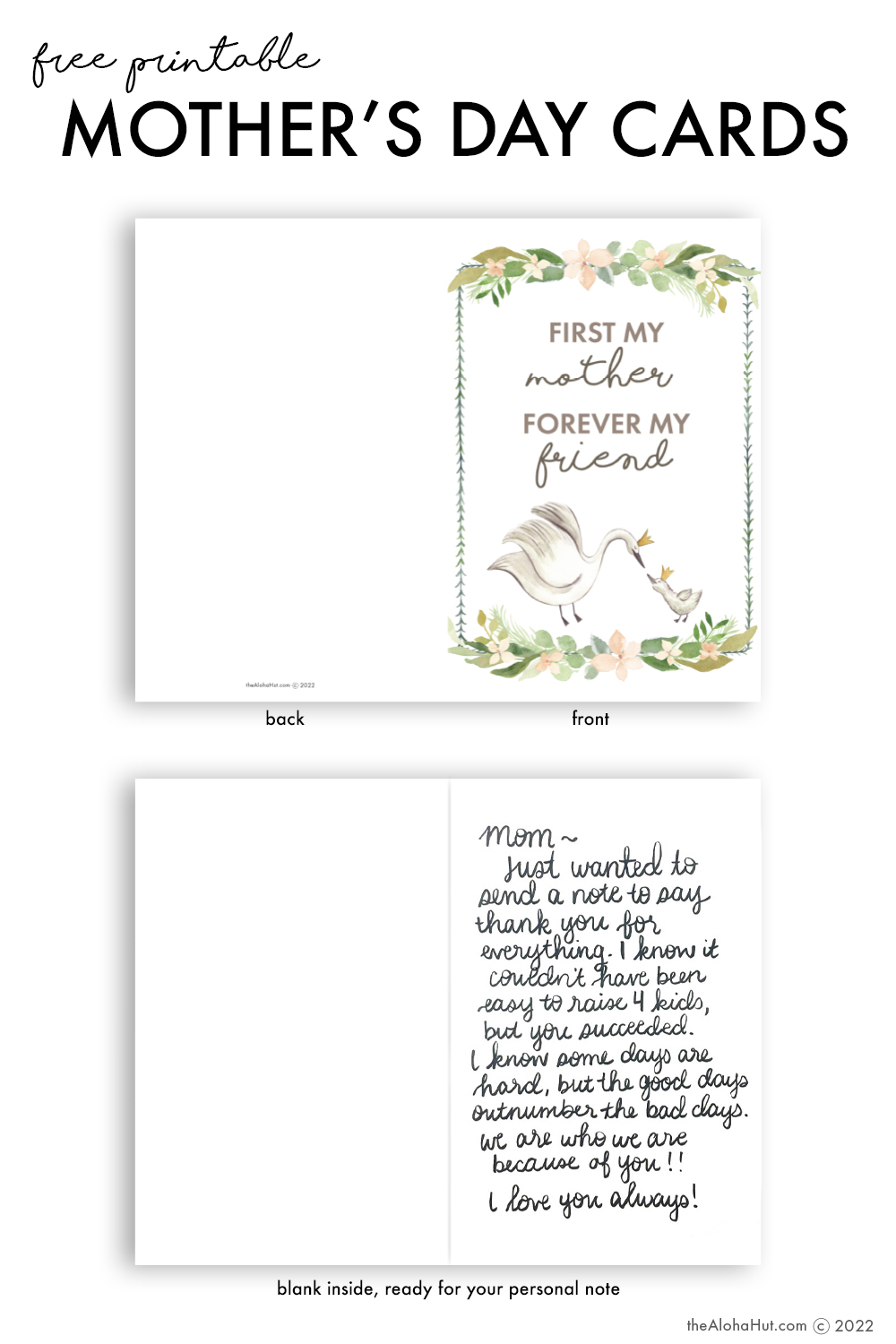 Mother's Day Printables