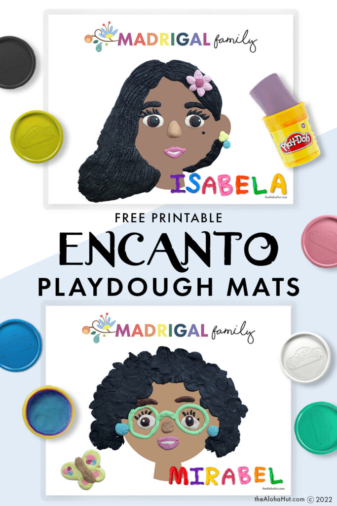 10 Free ENCANTO PLAYDOUGH MATS to Inspire Creativity - The Aloha Hut
