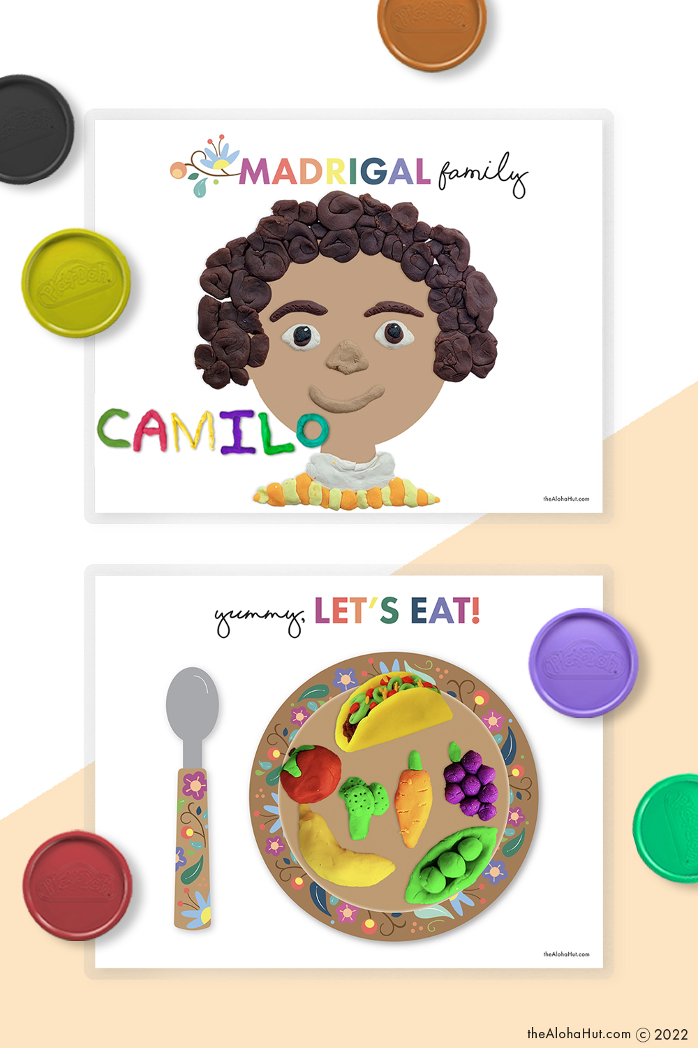 Encanto Playdough Mats