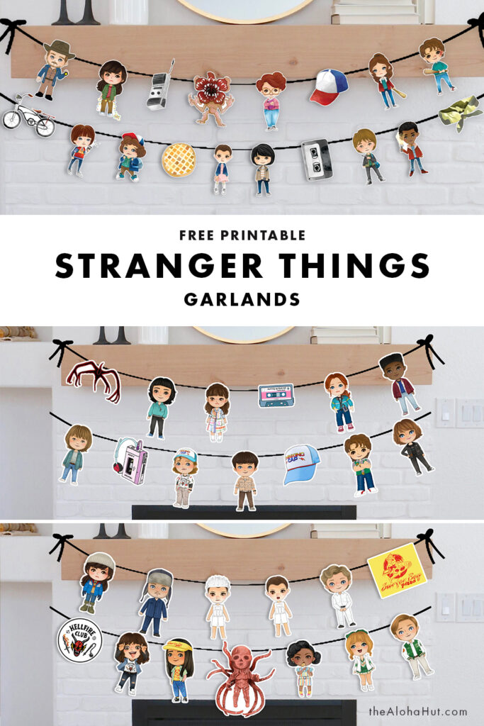 Free Printable Stranger Things Garland