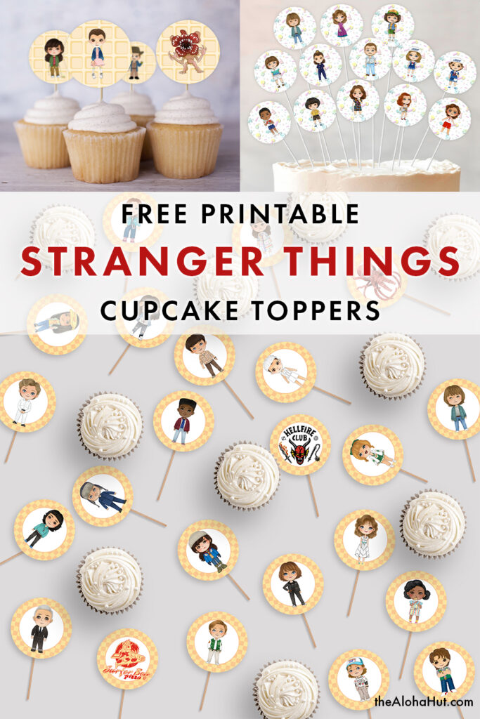Stranger Things Cupcake Toppers
