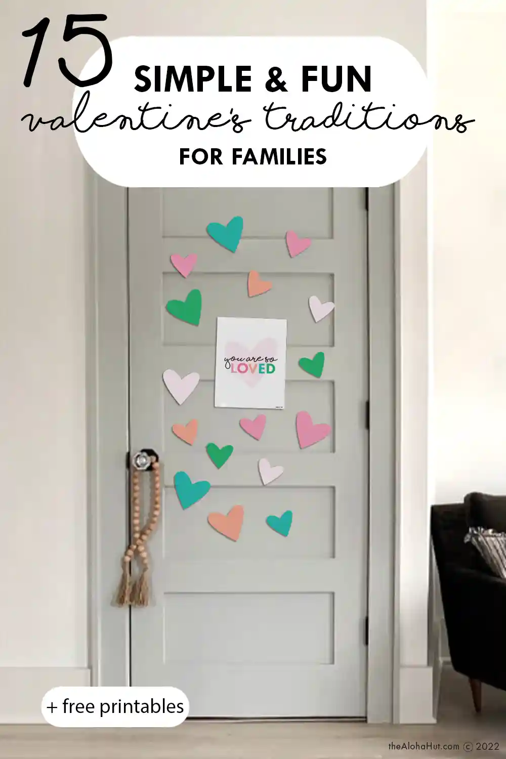 Valentine's Day family traditions. Heart attack the neighbors this year with a printable Valentine's Day heart attack sign and hearts.