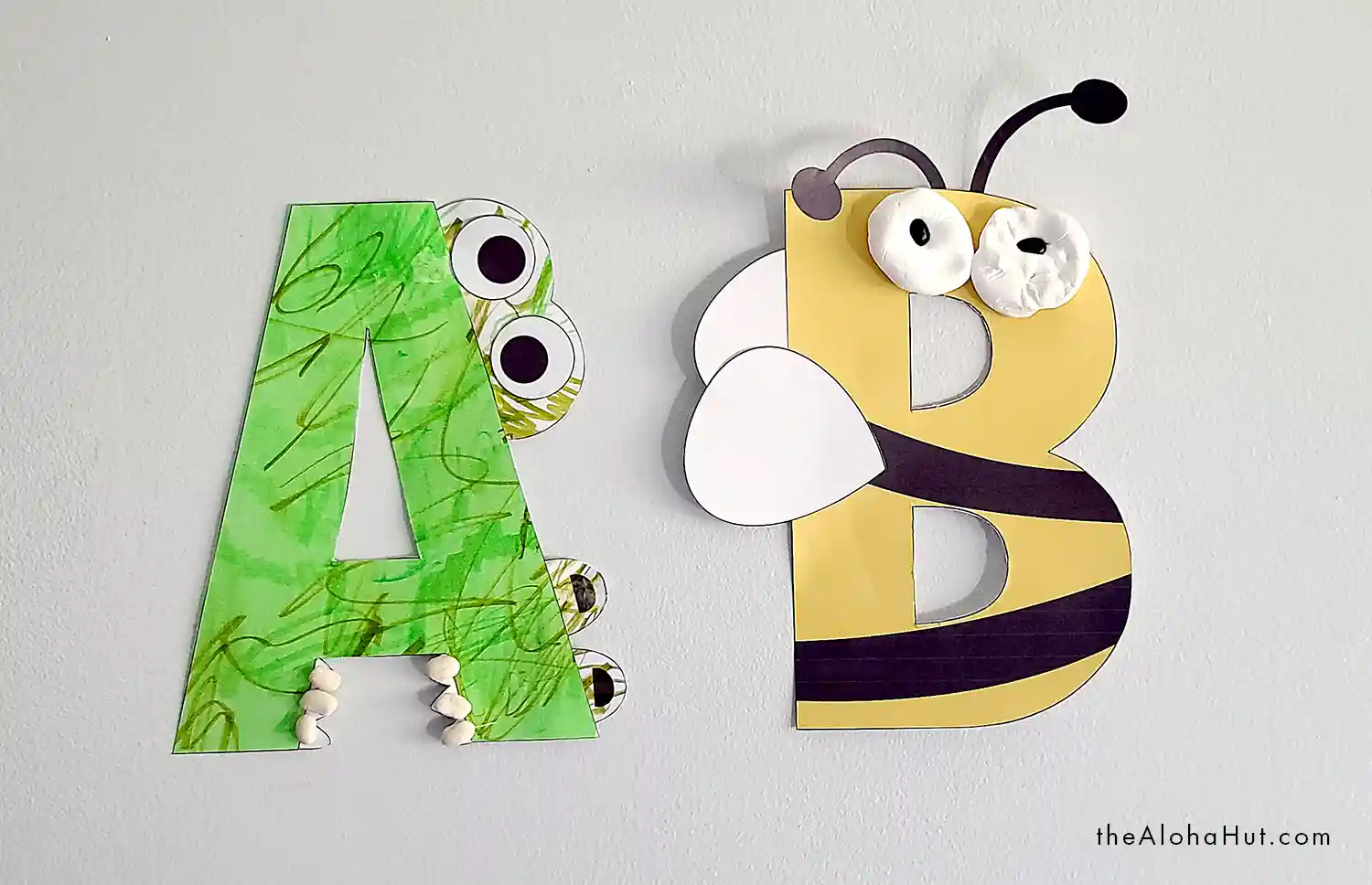 Preschool Alphabet Letter Crafts - letter B - free printable