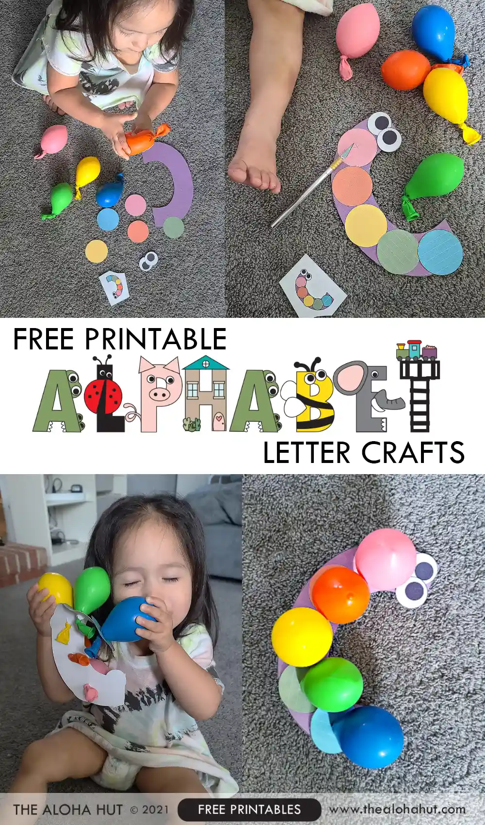 Alphabet Letter Crafts - Letter C - free printable