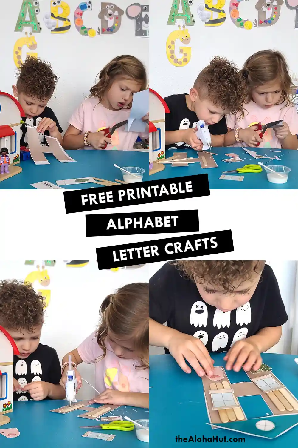 Alphabet Letter Crafts - Letter H - free printable