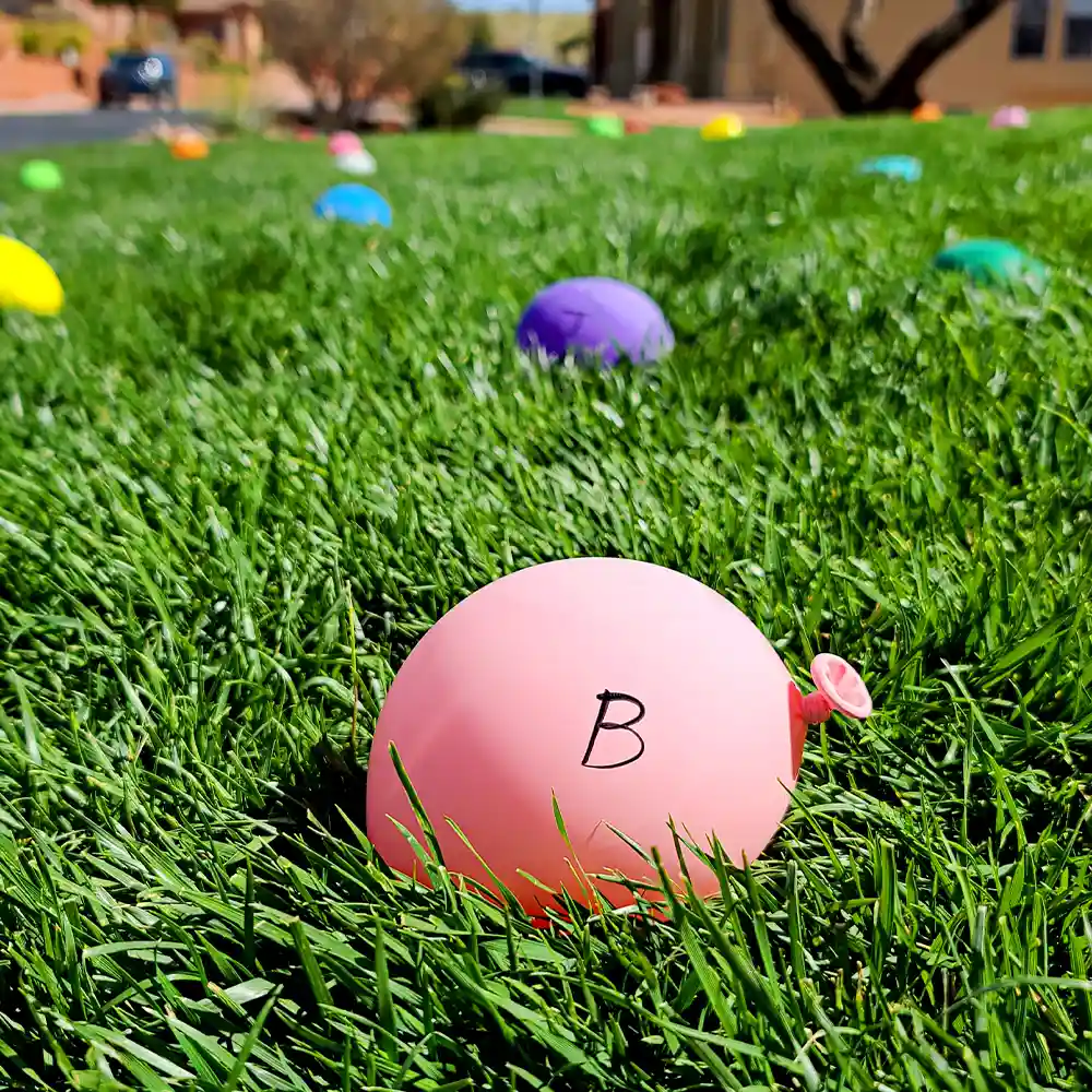 Alphabet Game - Water Balloon Pop - toddler activity - preschool kindergarten - free printable