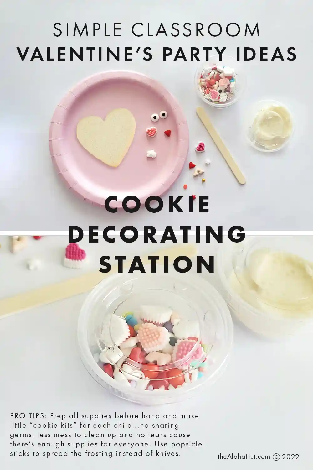 Valentine's Day Classroom Party Ideas - Cookie Decorating Station