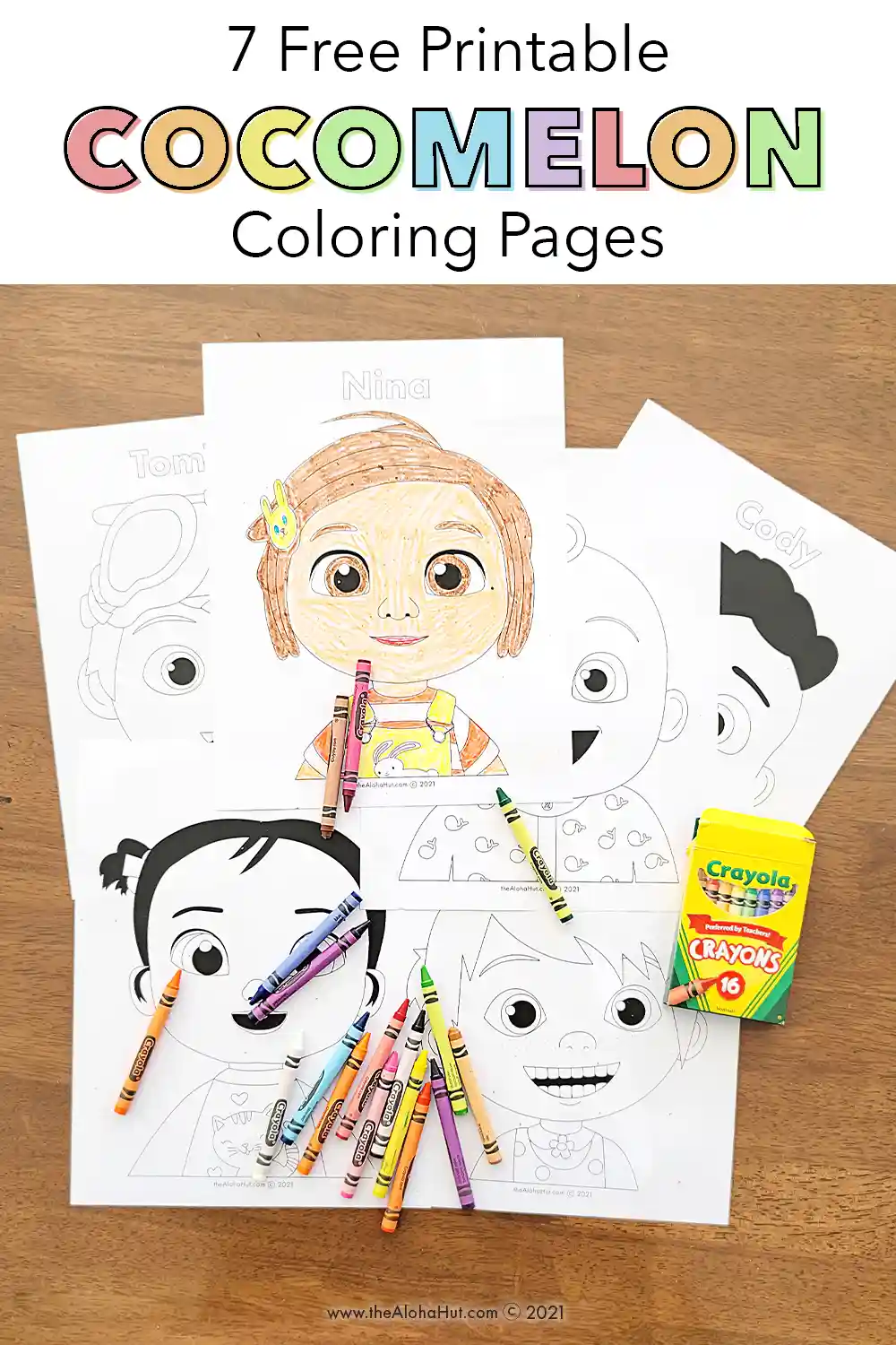 Cocomelon - Free printable Coloring pages for kids