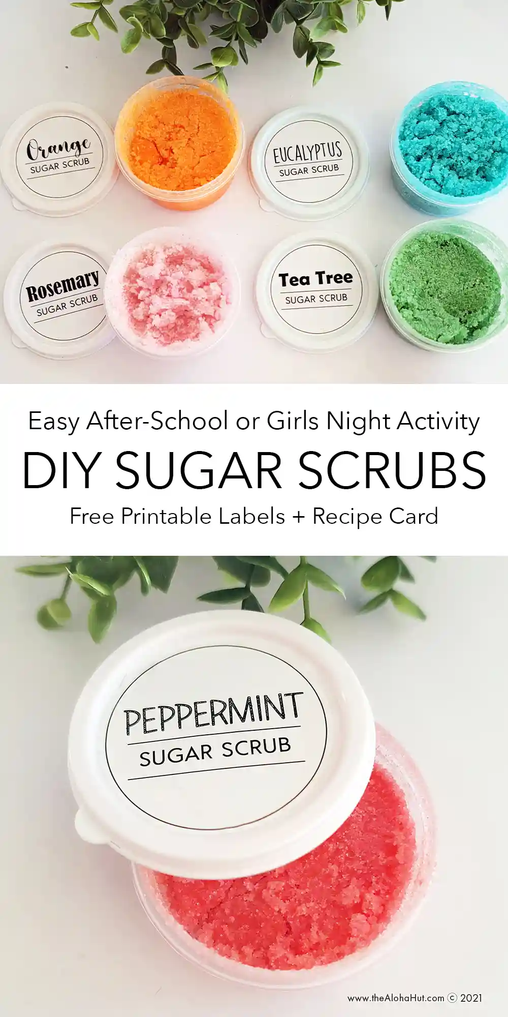 4-Ingredient Uplifting Sugar Scrub (DIY) - Inspired Edibles