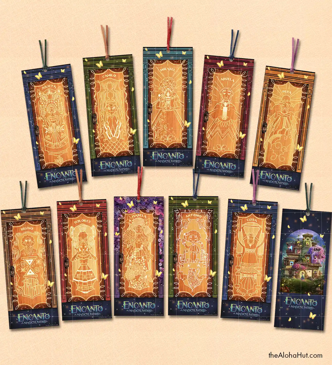 Encanto Party Ideas - bookmarks