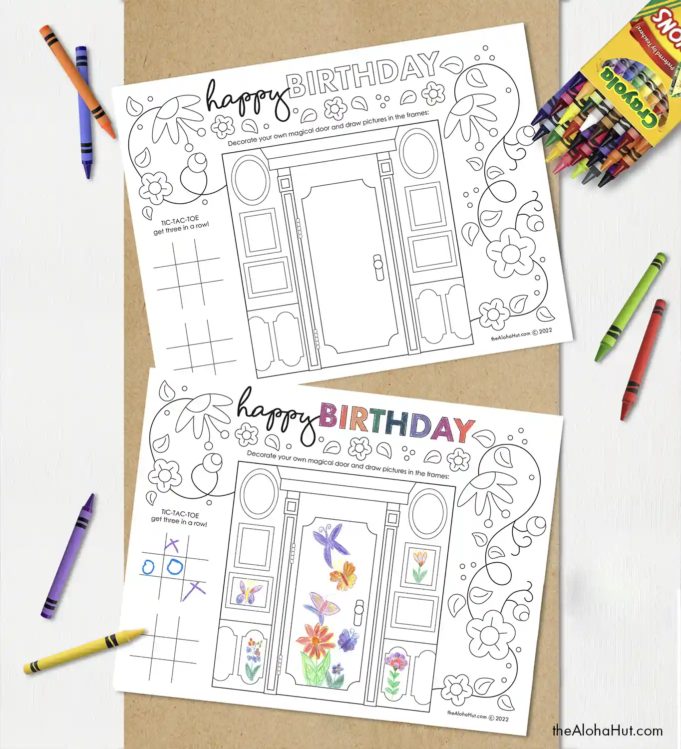 Encanto Party Ideas - placemat coloring page