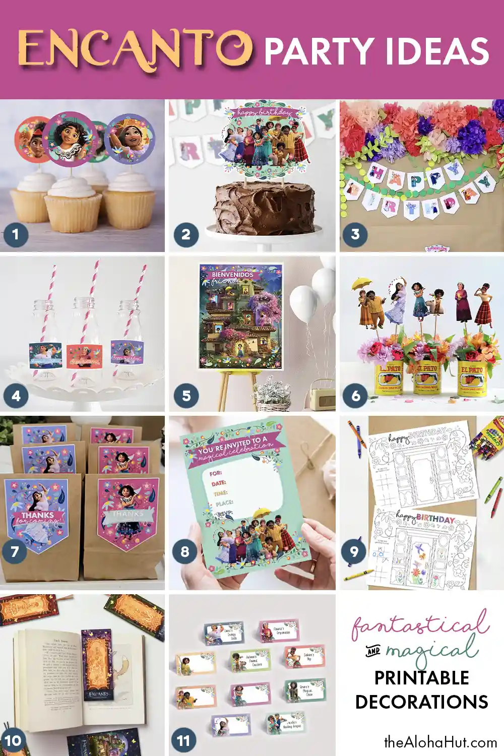 Encanto Birthday Party Ideas + Free Printable  Birthday decorations,  Birthday party decorations, Birthday