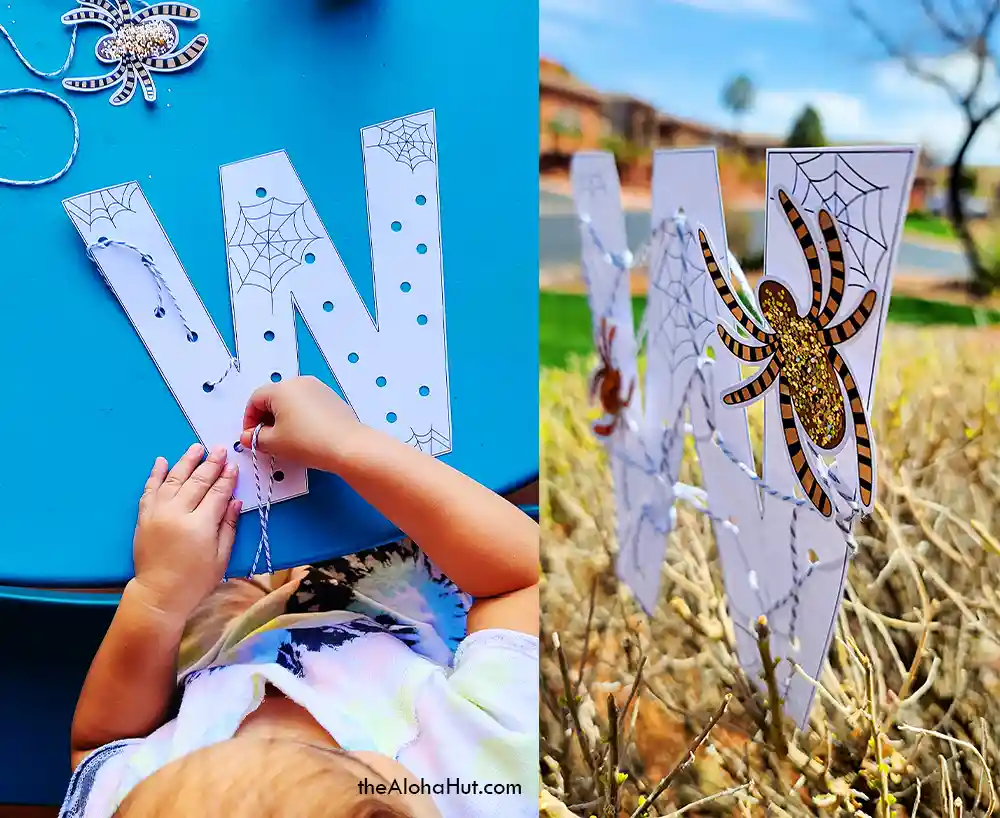 Alphabet Letter Crafts by the Aloha Hut - free printable