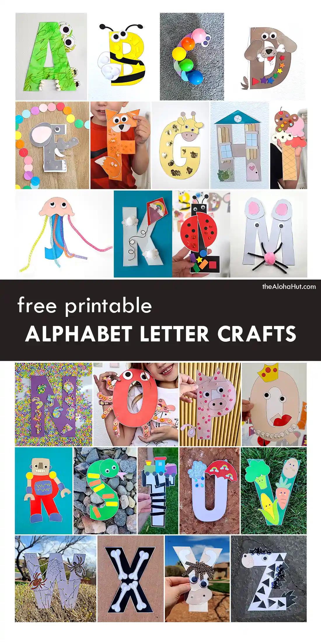 Alphabet Letter Crafts – A to Z - The Aloha Hut