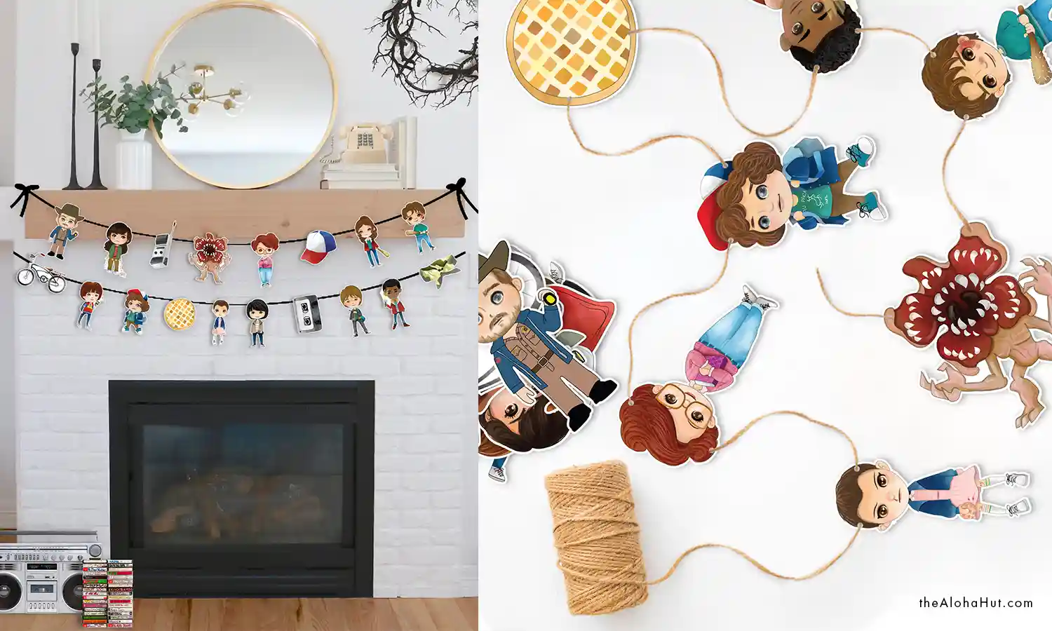 Stranger Things Party Ideas - Season 1 Garland