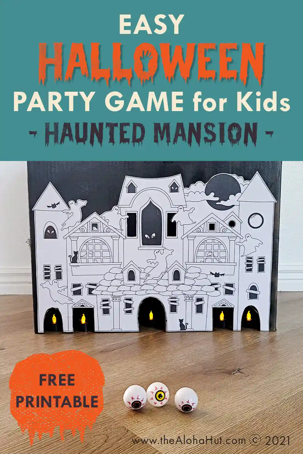 Haunted Mansion Halloween Party Game for Kids - The Aloha Hut